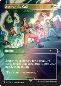 Answer the Call - Eladamri's Call (Rainbow Foil) — Secret Lair Drop Series