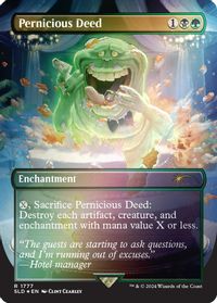 Pernicious Deed (Rainbow Foil) — Secret Lair Drop Series
