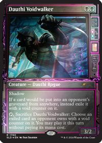 Dauthi Voidwalker (Rainbow Foil) — Secret Lair Drop Series