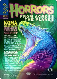 Koma, Cosmos Serpent (Rainbow Foil) — Secret Lair Drop Series