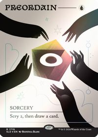Preordain (1719) (Rainbow Foil) — Secret Lair Drop Series