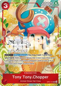 Tony Tony.Chopper (Online Regional 2024 Vol. 3) [Finalist] — One Piece Promotion Cards