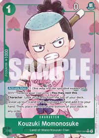 Kouzuki Momonosuke (Alternate Art) — Premium Booster -The Best-