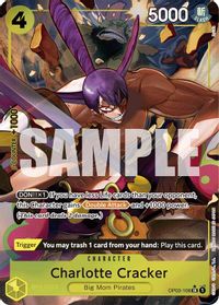 Charlotte Cracker (Alternate Art) — Premium Booster -The Best-