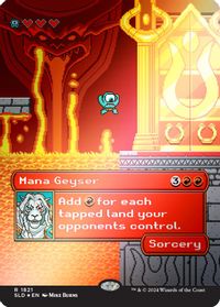 Mana Geyser (Rainbow Foil) — Secret Lair Drop Series