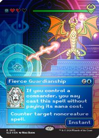 Fierce Guardianship (Rainbow Foil) — Secret Lair Drop Series