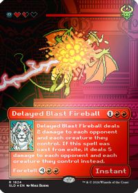 Delayed Blast Fireball (Rainbow Foil) — Secret Lair Drop Series