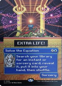 Solve the Equation (0886) (Rainbow Foil) — Secret Lair Drop Series