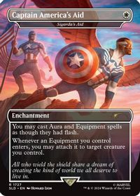 Captain America's Aid - Sigarda's Aid — Secret Lair Drop Series