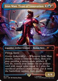 Iron Man, Titan of Innovation (Rainbow Foil) — Secret Lair Drop Series