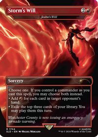Storm's Will - Jeska's Will (Rainbow Foil) — Secret Lair Drop Series