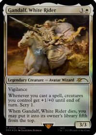 Gandalf, White Rider — Unique and Miscellaneous Promos