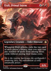 Etali, Primal Storm (Borderless) (Mana Foil) — Foundations