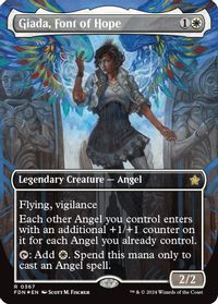 Giada, Font of Hope (Borderless) (Mana Foil) — Foundations