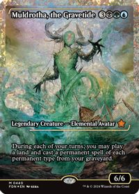 Muldrotha, the Gravetide (Showcase) (Fracture Foil) — Foundations