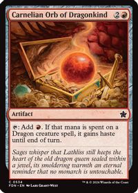 Carnelian Orb of Dragonkind (0534) — Foundations