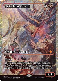Twinflame Tyrant (Showcase) (Fracture Foil) — Foundations