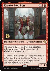 Krenko, Mob Boss — Prerelease Cards