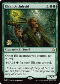 Elvish Archdruid — Prerelease Cards