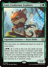 Loot, Exuberant Explorer — Prerelease Cards