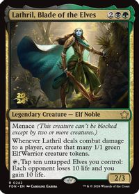 Lathril, Blade of the Elves — Prerelease Cards
