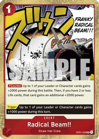 Radical Beam!! (Jolly Roger Foil) — Premium Booster -The Best-