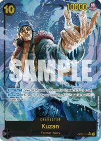 Kuzan (OP02-121) (Alternate Art) — Premium Booster -The Best-