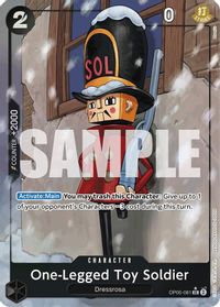 One-Legged Toy Soldier (Full Art) — Premium Booster -The Best-