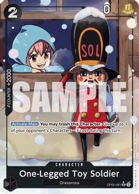One-Legged Toy Soldier (Alternate Art) — Premium Booster -The Best-