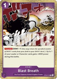 Blast Breath (Jolly Roger Foil) — Premium Booster -The Best-