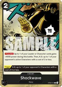 Shockwave (Jolly Roger Foil) — Premium Booster -The Best-