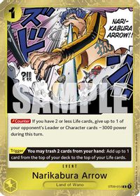Narikabura Arrow (Jolly Roger Foil) — Premium Booster -The Best-