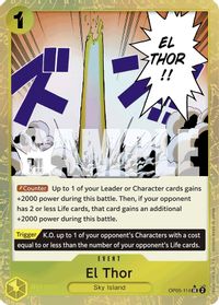 El Thor (Textured Foil) — Premium Booster -The Best-