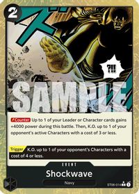 Shockwave (Textured Foil) — Premium Booster -The Best-