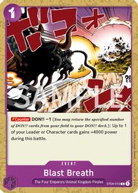 Blast Breath — Revision Pack Cards