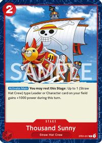 Thousand Sunny — Revision Pack Cards