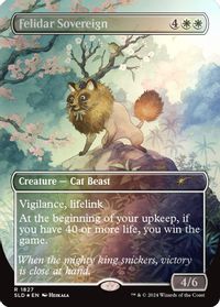 Felidar Sovereign (1827) (Rainbow Foil) — Secret Lair Drop Series