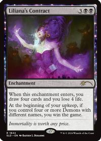 Liliana's Contract (1844) — Secret Lair Drop Series