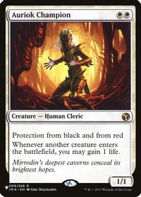 Auriok Champion — The List Reprints
