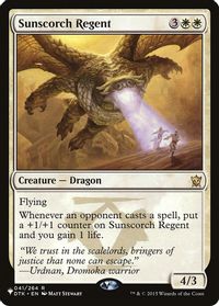 Sunscorch Regent — The List Reprints
