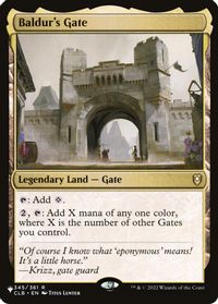 Baldur's Gate — The List Reprints