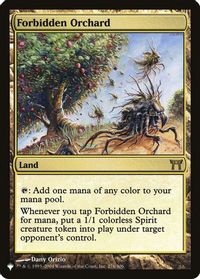 Forbidden Orchard — The List Reprints