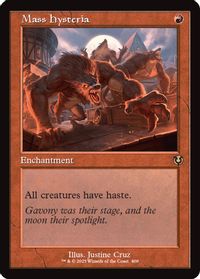 Mass Hysteria (Retro Frame) — Innistrad Remastered