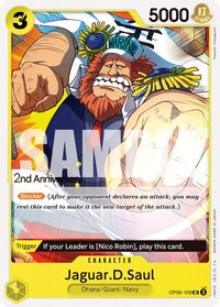 Jaguar.D.Saul — Emperors in the New World: 2nd Anniversary Tournament Cards
