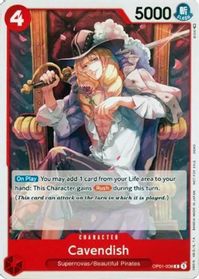 Cavendish — One Piece Demo Deck Cards