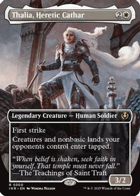 Thalia, Heretic Cathar (Borderless) — Innistrad Remastered