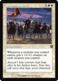 Cathars' Crusade (Retro Frame) — Innistrad Remastered