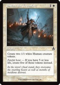 Gather the Townsfolk (Retro Frame) — Innistrad Remastered