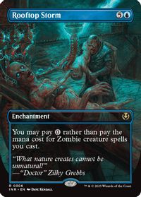 Rooftop Storm (Borderless) — Innistrad Remastered
