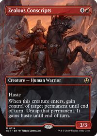Zealous Conscripts (Borderless) — Innistrad Remastered